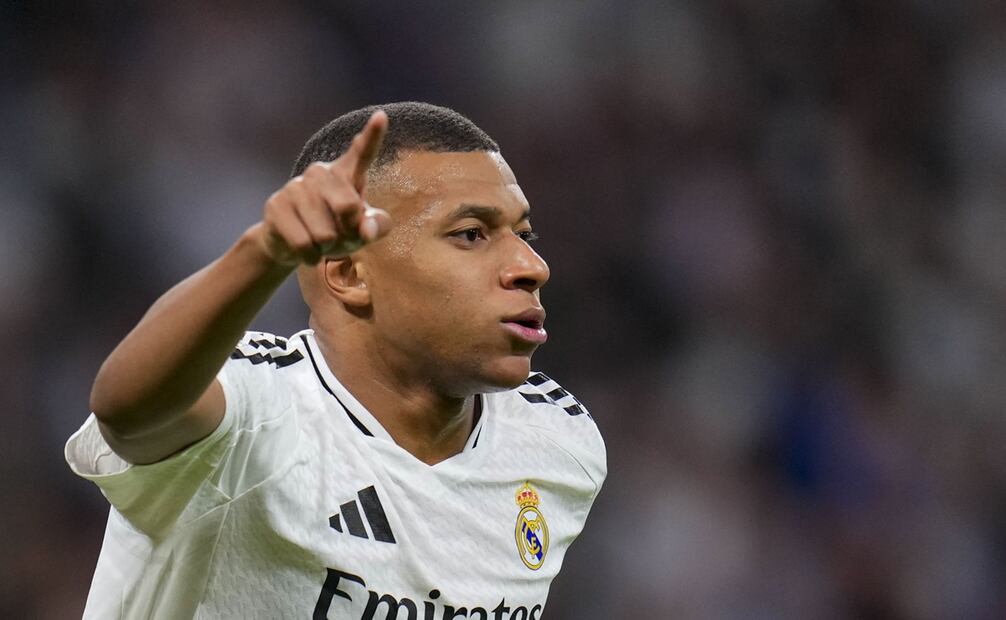 Kylian Mbappé con el Real Madrid - Foto: AP