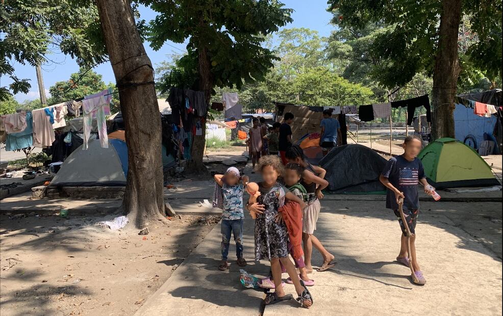 Migrantes en Tapachula ven como segunda opción quedarse en México. Foto: María de Jesús Peters/EL UNIVERSAL