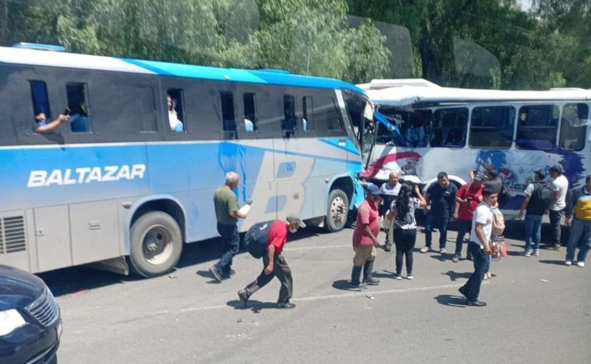 Accidente en autopista México-Pachuca. Foto: Especiales