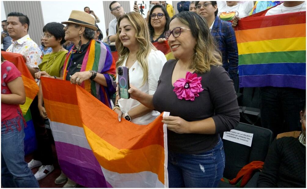 Colectivos y activistas de la comunidad LGBT+ celebran avance histórico (26/12/2024). Foto: Especial