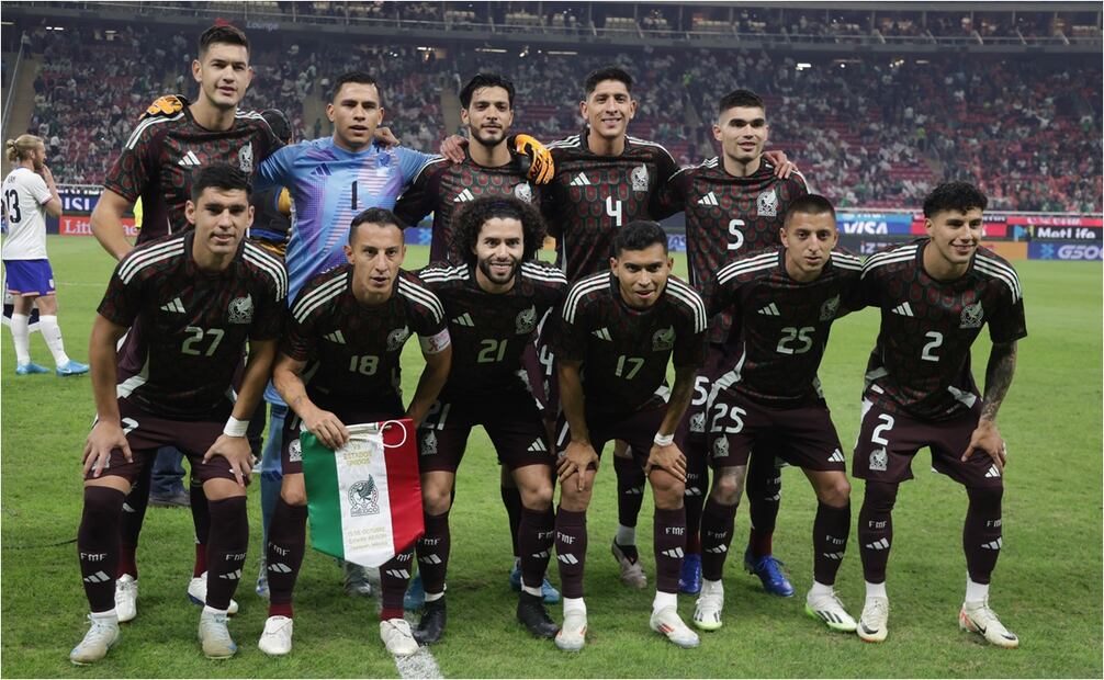 El 11 de la Selección Mexicana que enfrentó a Estados Unidos en el Akron. FOTO: