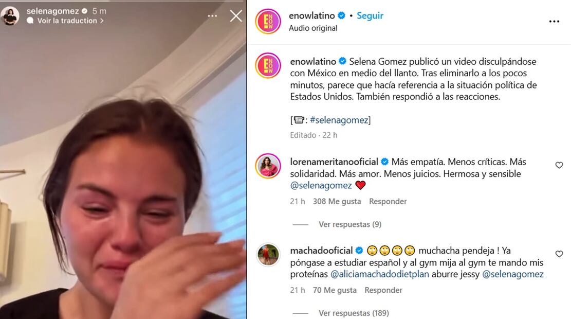 Selena Gomez fue criticada por Alicia Machado, quien en su pasado recibió comentarios de Trump por su cuerpo.