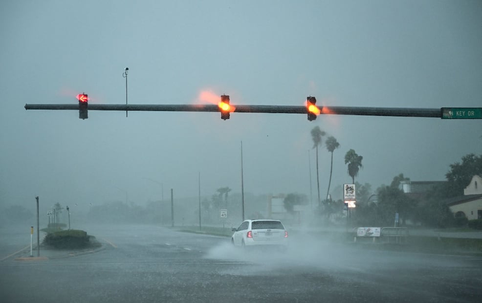 Huracán Milton en Florida, EU. Foto: AFP