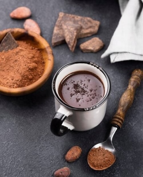 Cacao para tu café. Fuente: Freepik