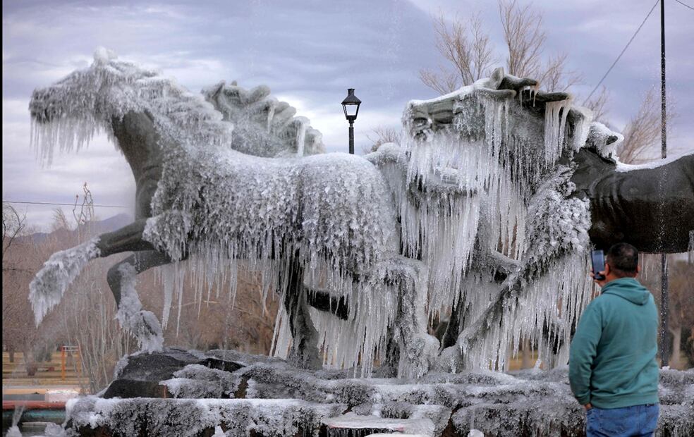 Segunda tormenta invernal azota el norte del país. Foto: AFP