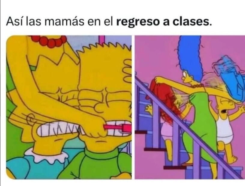 Los mejores memes del regreso a clases. Foto: Captura de pantalla