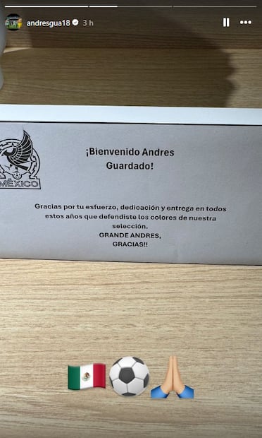 Andrés Guardado regresó a la Selección Mexicana / Foto: Instagram Andrés Guardado