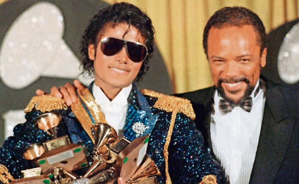 Entre su extenso legado, Quincy Jones produjo el histórico álbum Thriller de Michael Jackson. Foto: AP