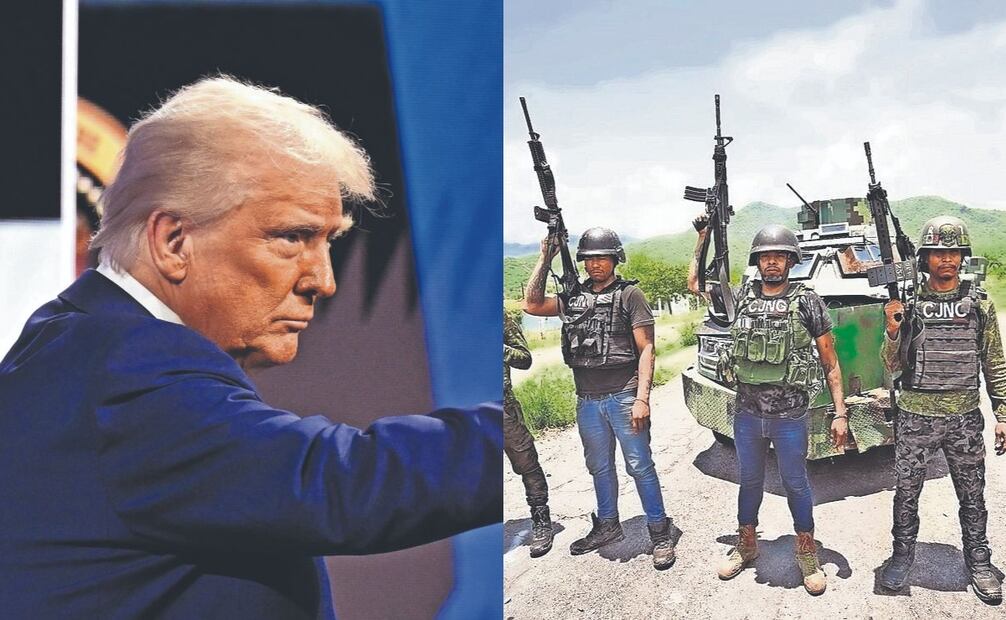 El presidente de Estados Unidos, Donald Trump, cumplió su amenaza y ahora los cárteles mexicanos de las drogas son organizaciones terroristas transnacionales. Foto: especial