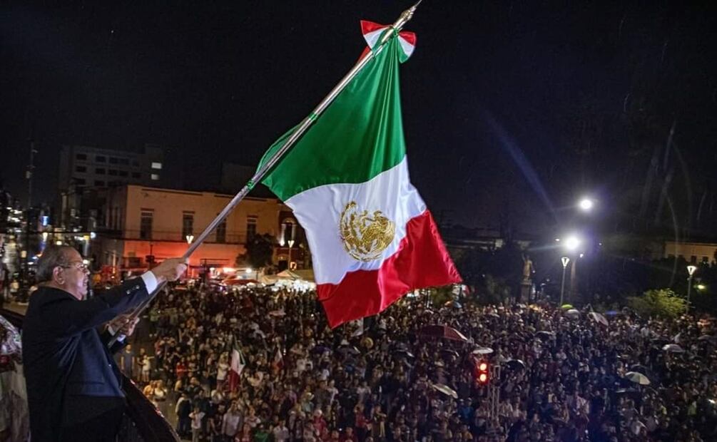 Alcaldes de Tamaulipas celebran el Grito mientras sus municipios enfrentan inundaciones. Foto: Esepcial