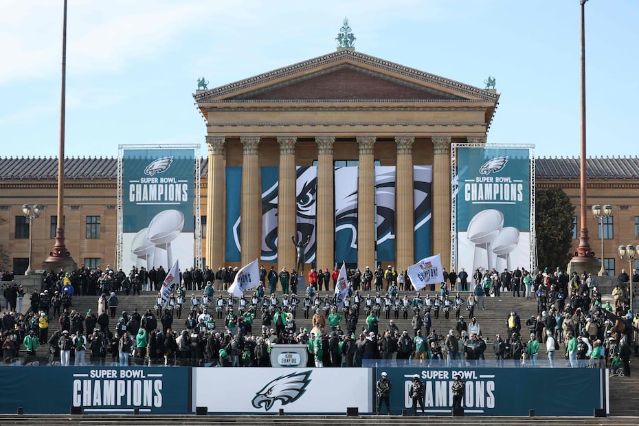 Así se vivió el desfile de las Eagles de Philadelphia este catorce de febrero - Foto: AFP