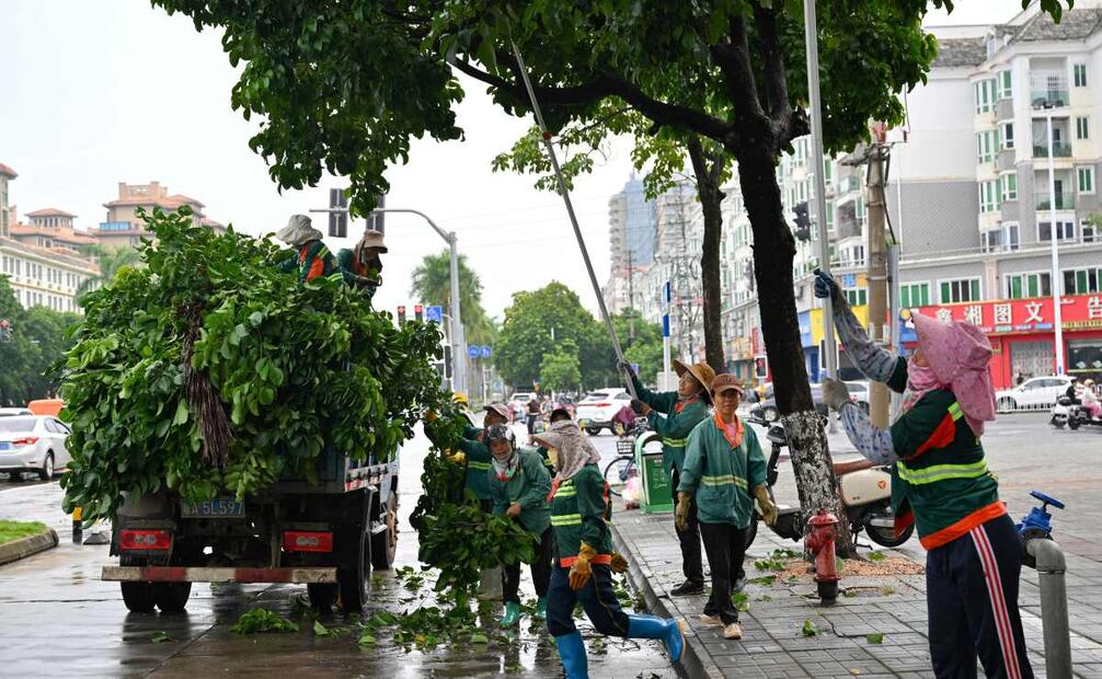 Tifón Yagi causa afectaciones en varias zonas de China. Foto: EFE