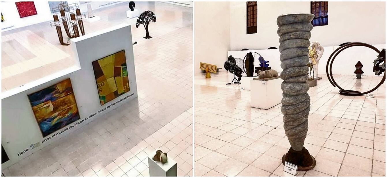 Imágenes interiores de las salas del Museo de Arte Contemporáneo Ateneo de Yucatán en 2019, previo a la intervención del INAH para procesos de restauración. Foto: Archivo | El Universal (07/01/2025)