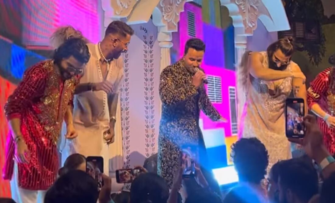 Luis Fonsi añade su ritmo latino a la boda de Anant Ambani y Radhika  Merchant en la India