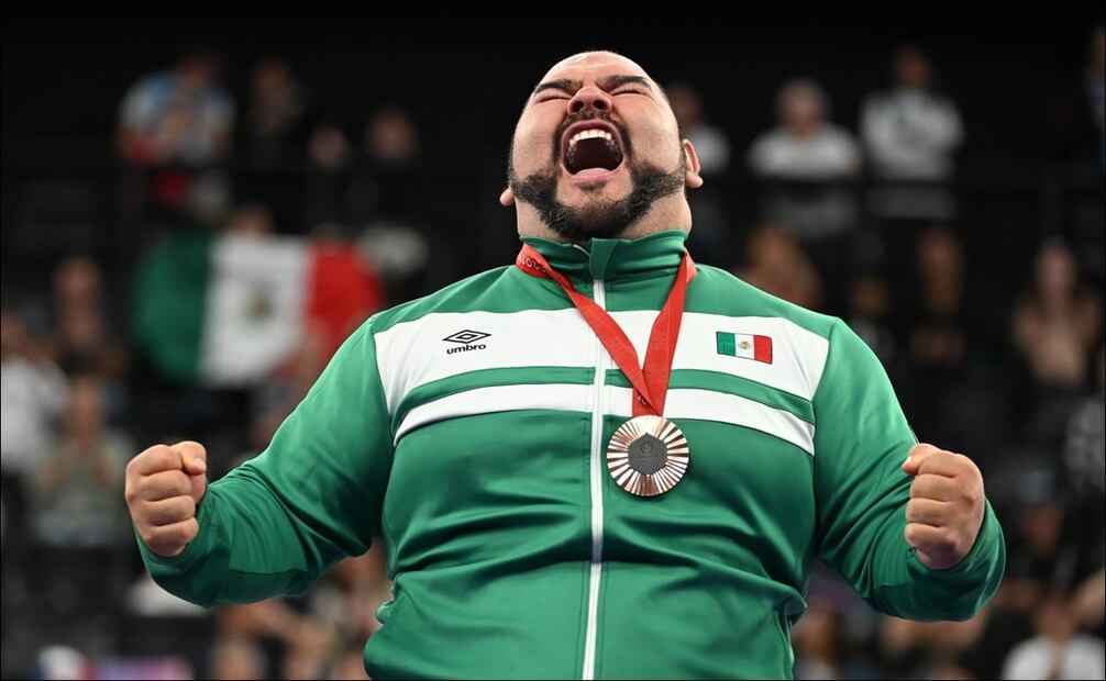 José de Jesús Castillo gana bronce en ParaPowerlifting y da la última medalla a México en París 2024 - Foto: CONADE