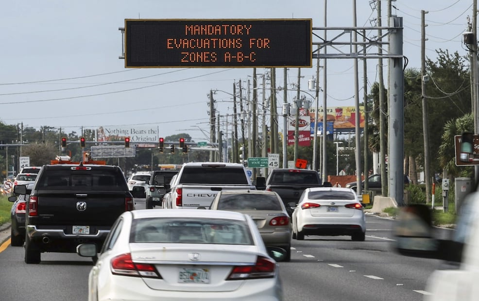 Huracán Milton: Foto: AP