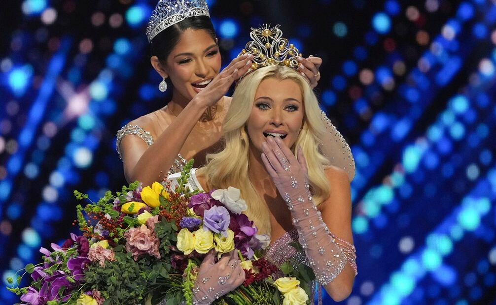 La nueva corona de Miss Universo está valuada en poco más de 5 millones de dólares. Foto: AP.