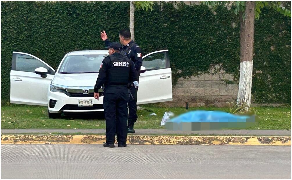 El cuerpo de Mario Peralta Jiménez quedó tirado en calles de Tabasco (9/01/2025). Foto: Especial