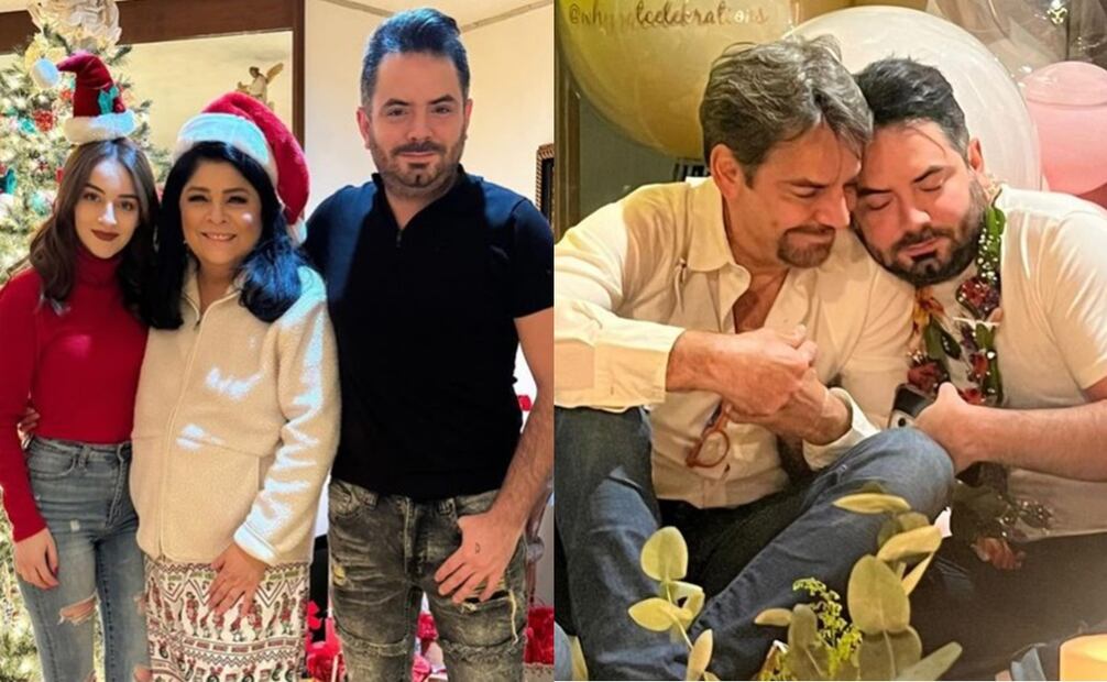 En la imagen se aprecia a Paola Dalay, pareja de José Eduardo Derbez: padres de Tessa, además de los actores Victoria Ruffo y Eugenio Derbez. Foto: Instagram oficial.