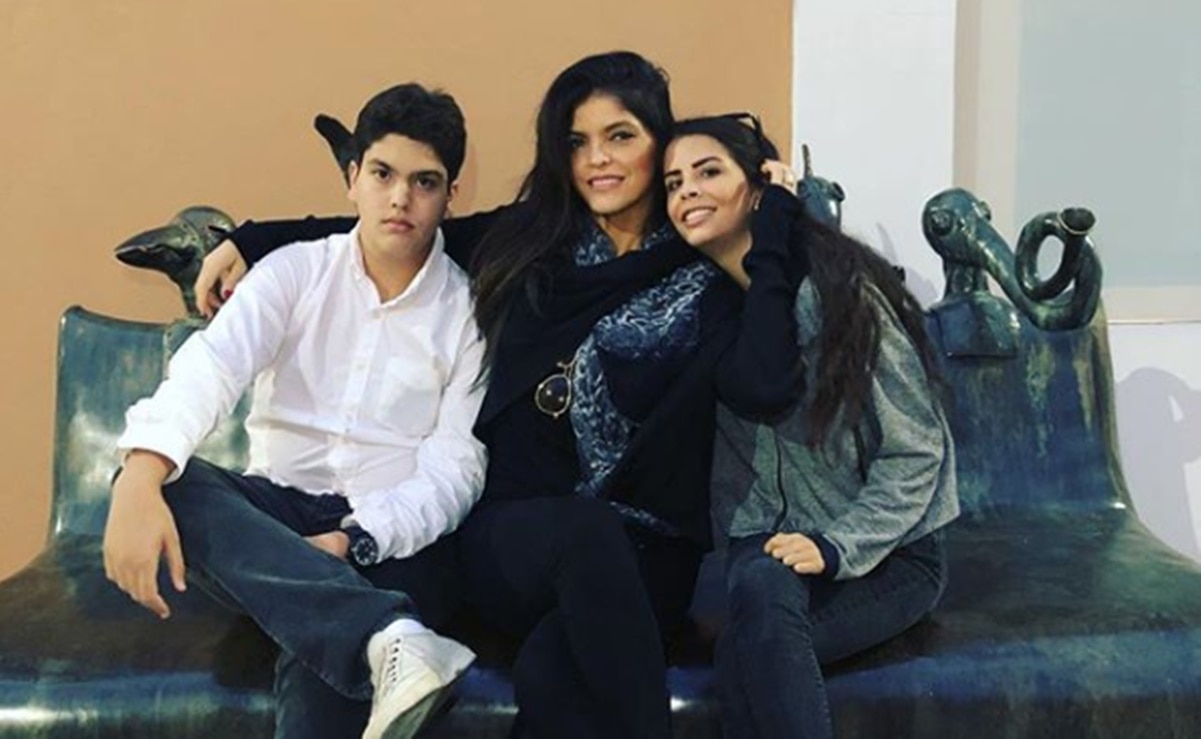 Ana Bárbara con los hijos de Mariana Levy. Foto: Instagram  
