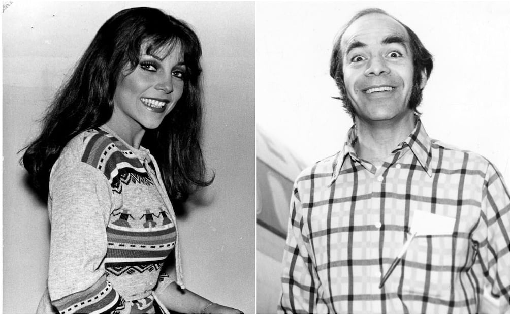 Verónica Castro y Manuel el "Loco" Valdés. Fotos: Archivo EL UNIVERSAL 