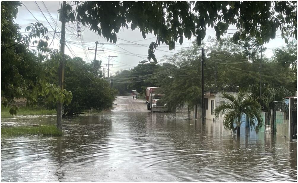 Alertan por inundaciones y riesgo en la zona sur y oriente de Yucatán. Foto: Especial