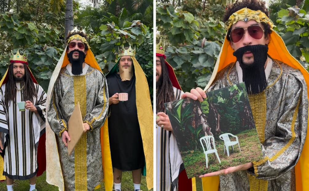 El puertorriqueño se disfrazó de rey mago para presentarnos su nuevo álbum. Foto: Captura de pantalla en Instagram