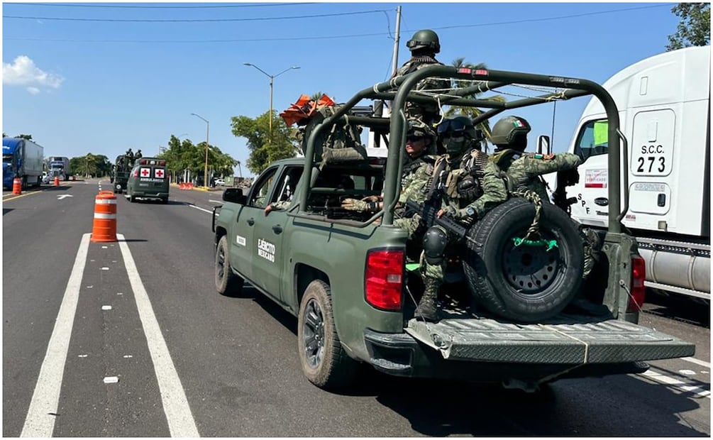 Este 12 de octubre, llega el tercer grupo militar con 200 elementos de seguridad a Sinaloa. Foto: Especial