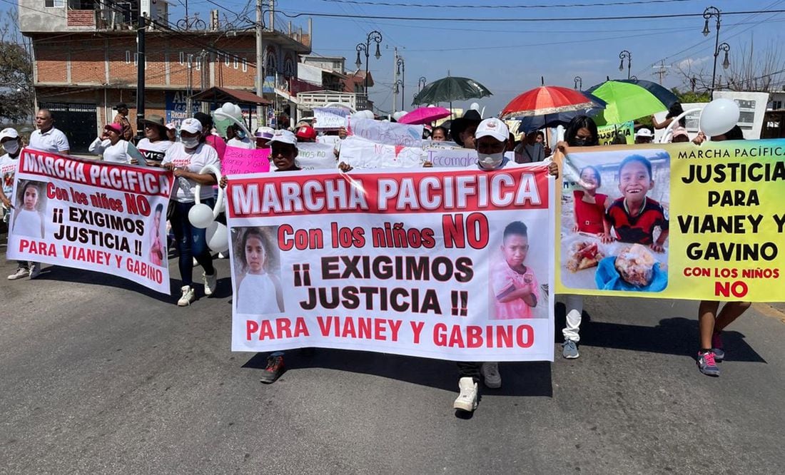 Marchan para exigir justicia para mellizos asesinados en Morelos. Foto: Especial