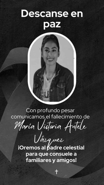 María Victoria Antele Vázquez fue hallada muerta/ Foto: Especial