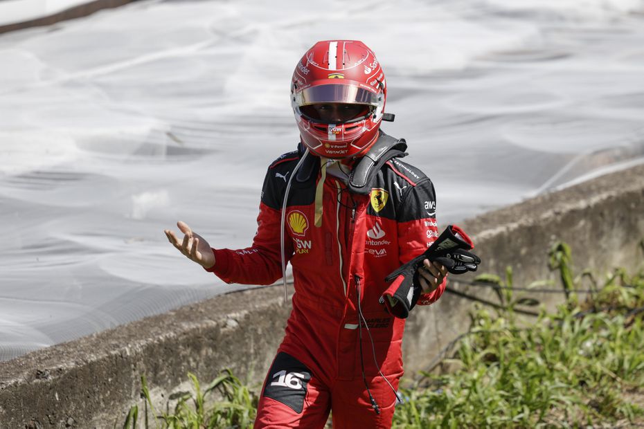Charles Leclerc en el Gran Premio de Brasil - Foto: EFE