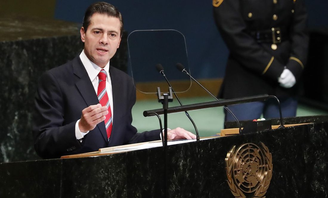 El Presidente Enrique Peña Nieto defiende modelo económico de libre  comercio en la ONU